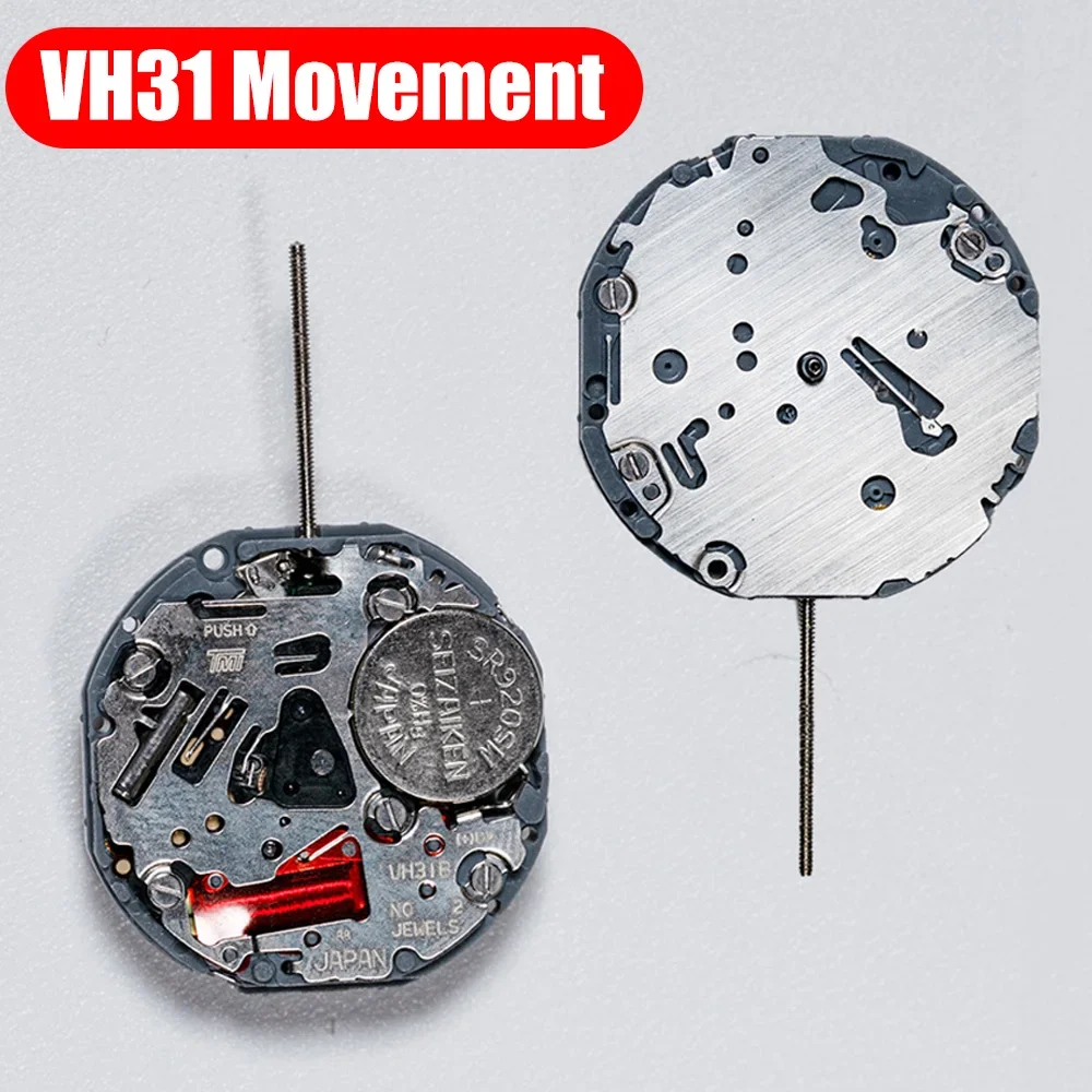 TMI VH31 Movement Sweep Second 3 Hands Japan Quartz Movement Tmi Time Module Movement Vh31b 110 ½ Ligne Quartz Movement