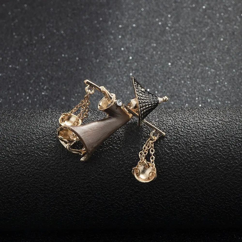 Retro Countryside Chain Dosa Old man Gift For Men Women Burden Accessories Jewelry Corsage Brooch Pins