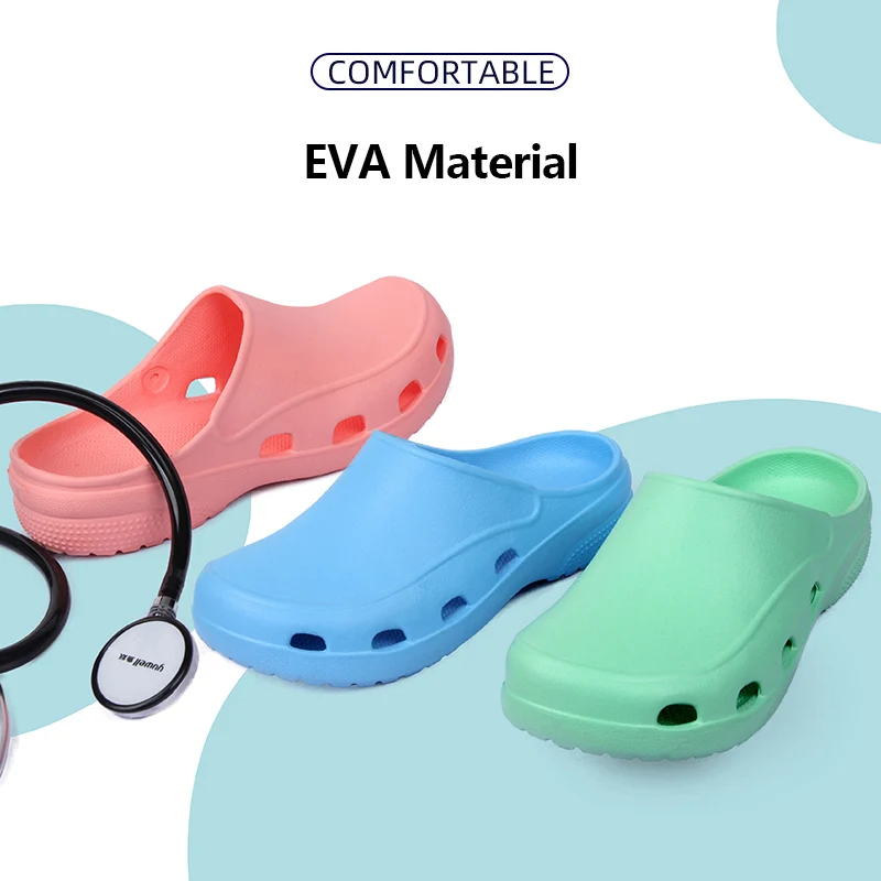 Medical Scrub Clogs Nurse Garden Shoes Arch Support House Slippers Sandals Breathable Slip On Indoor Outdoor Doctor Clogs X03