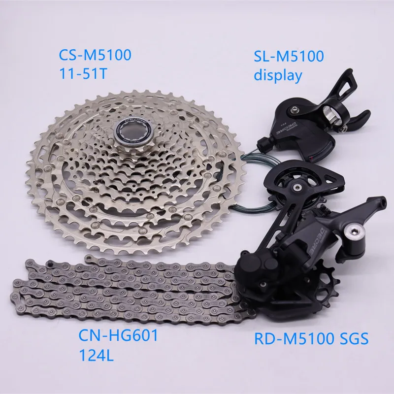 SHIMANO DEORE M5100 groupset MTB mountain bike group set 1x11S