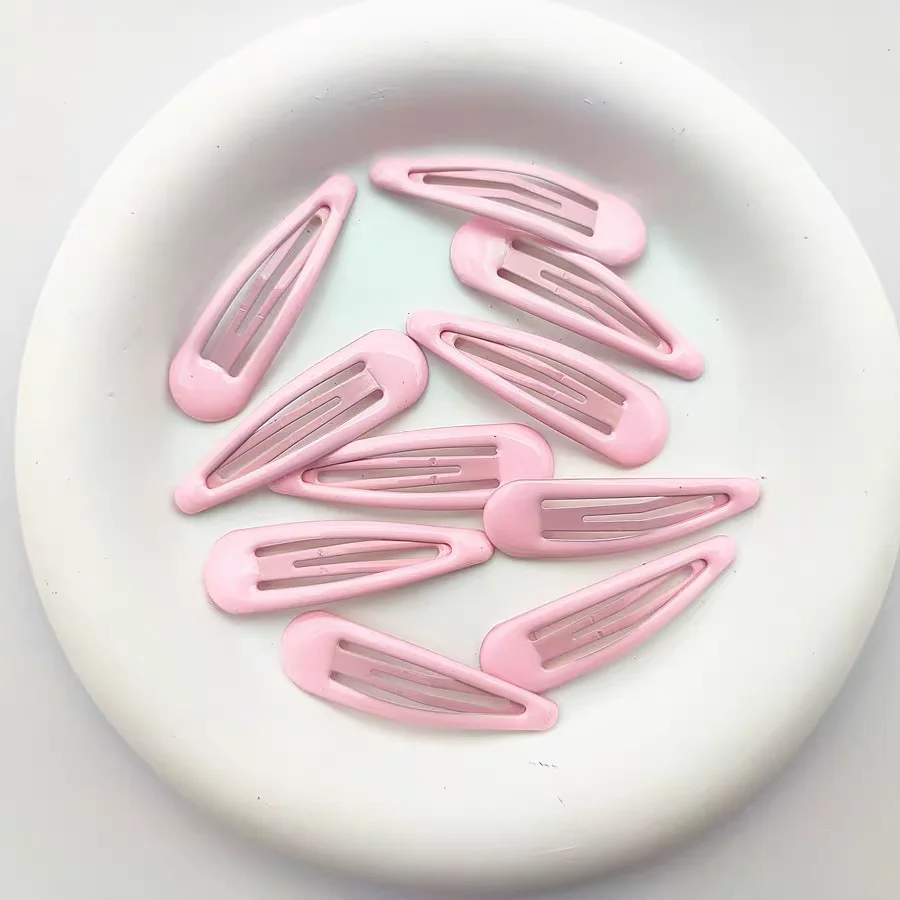 

5Pcs Children's Cute Bangs Side Broken Hair BB Clip Fashionable Metal Material Girl Color Duckbill Clip Hair Ornament