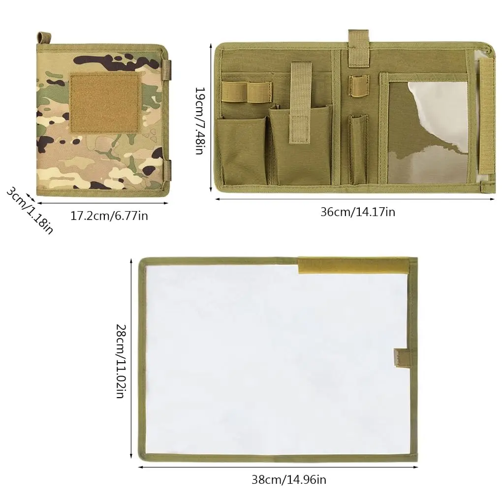Taktische Karte Aufbewahrungstasche EDC Utility Tool Tasche faltbare wasserdichte Packung Kartentasche Outdoor Wandern Camping Jagdzubehör