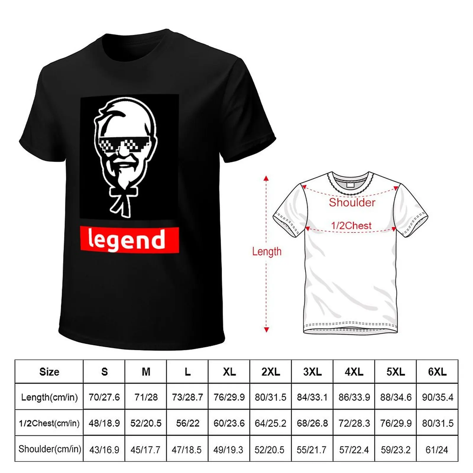 Colonel Sanders - Famous Figure Legend Classic T-Shirt Minimal Art Print T-Shirt