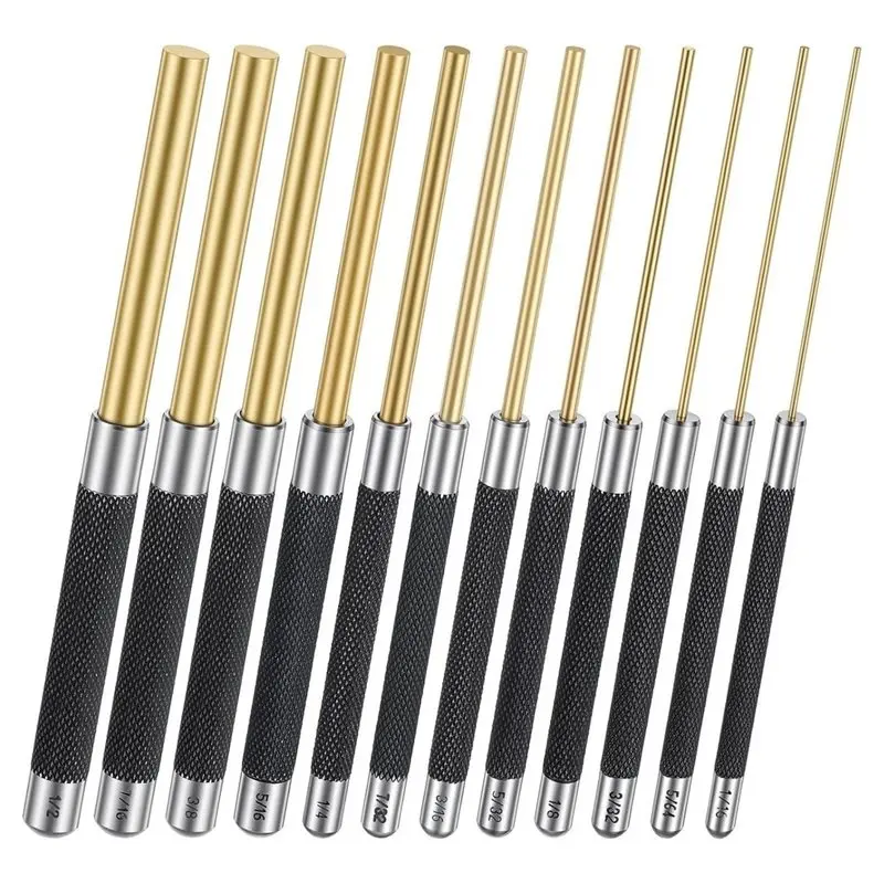 [A93Z!】 Brass Punch Set 	 Precision-Brass Drift Non-Marring Roll Pin Punch For DIY Automotive