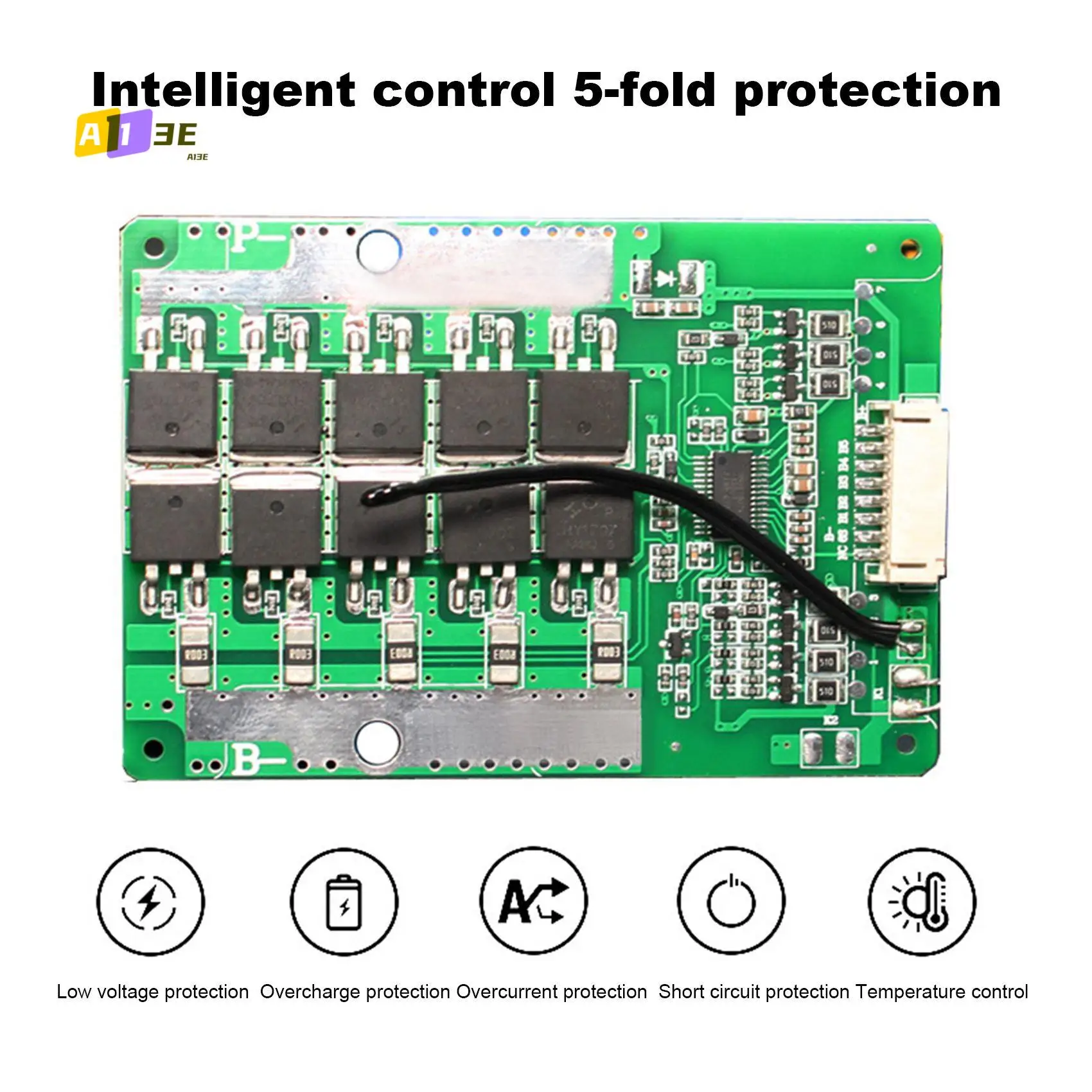 A13E-6S 24V 50A Battery Protection Board PCB BMS Protection Board With Power Battery Balance/Enhance