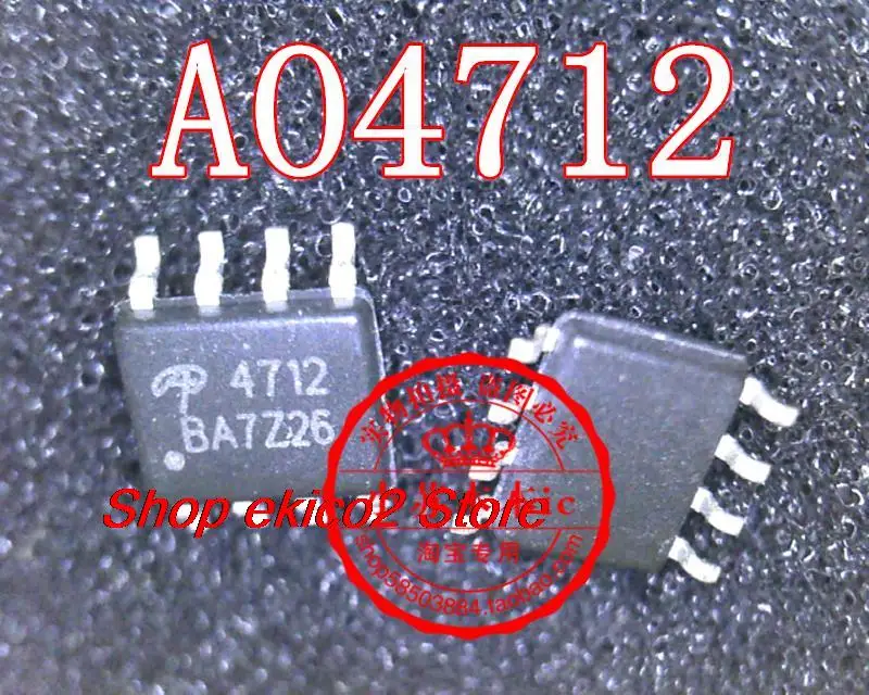 10 piezas originales en stock AO4712 4712 SOP