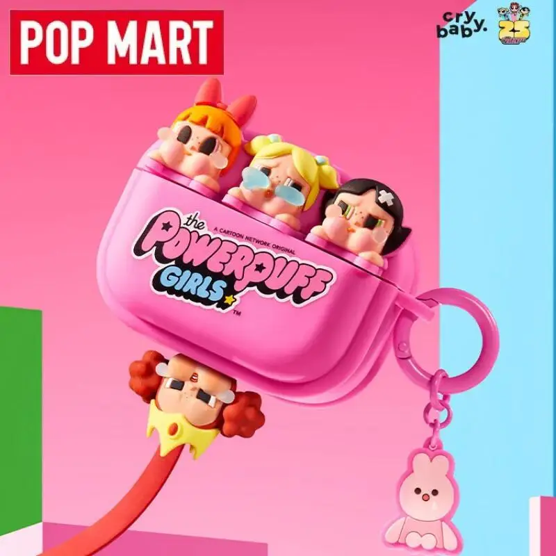 POP MART Crybaby X The Powerpuff Girls Series Earphone Case
