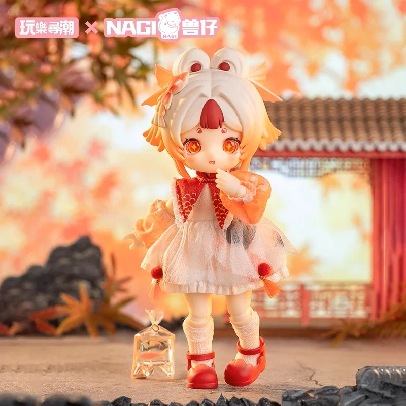 Genuine Nagi 4 Exchange The Untrammeled Traveler Series Blind Box Toys Ob11 1/12 Mjd Dolls Kawaii Anime Figures Girls Gift