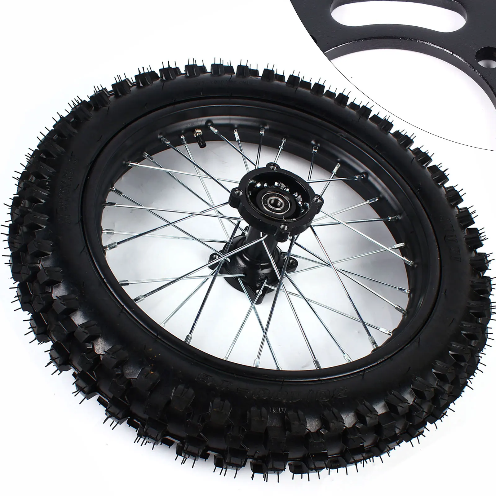 

16" Rear Wheel 90/100-16 Tire + Sprocket Fits Dirt Bike 110cc 125cc 140cc 150cc Motorcycle Bike Accessories