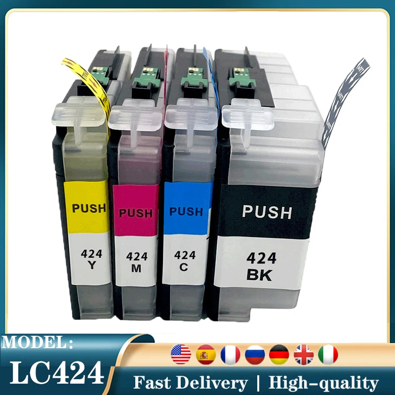 LC424 Standard Compatible for Brother DCP-J1200DW Printer Ink Cartridges LC424 Multifunctional All-in-one Machine