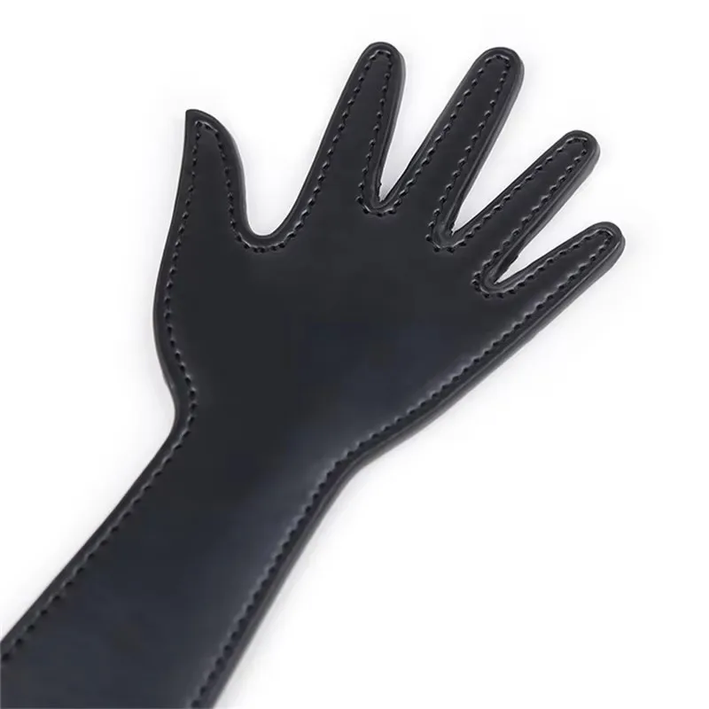 29cm PU Leather Palm Horse Training Whip – Portable Equestrian Riding Bat
