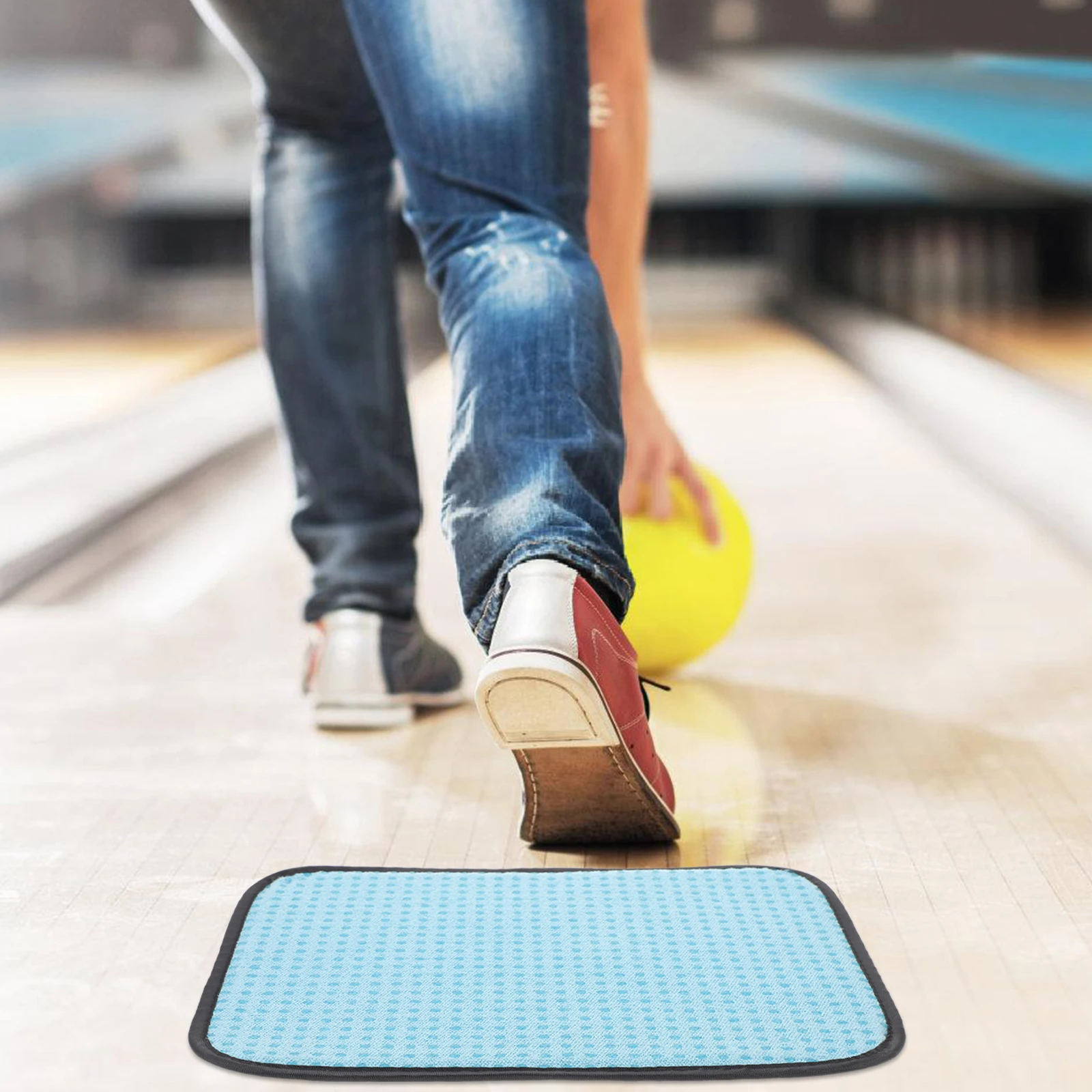 

Bowling Ball Cleaner 25x20cm Gray Polyester Cleaning Cloth Portable Professional Polishing Towel For Bowling Without Scratch