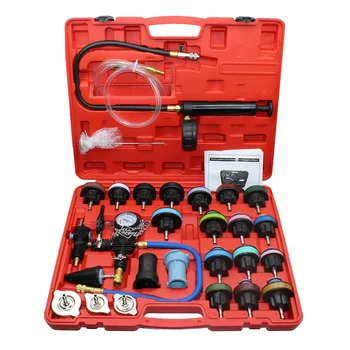 28Pcs Watertank Lekdetector Universele Radiator Druk Tester Vacuüm Type Auto Koelsysteem Test Detector Set
