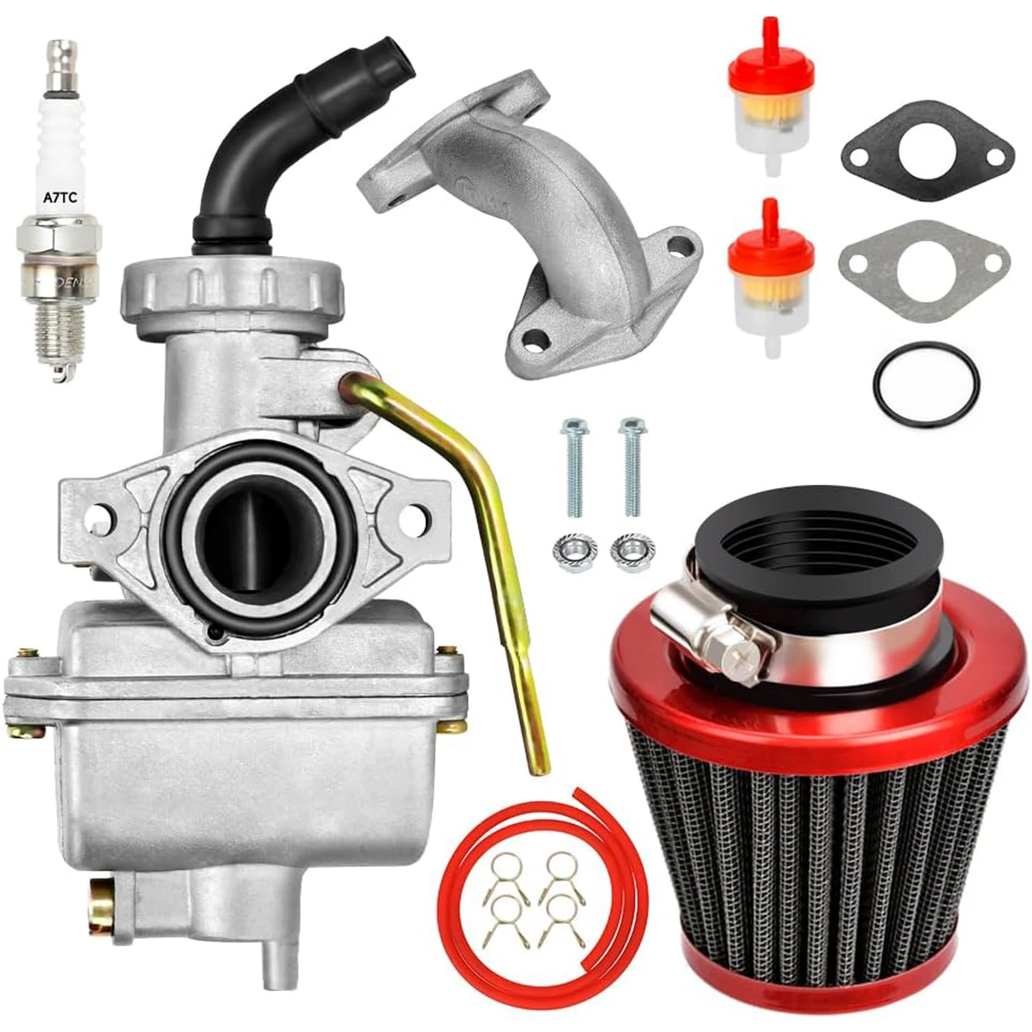 

PZ20 Carburetor Kit for Taotao Coolster 125cc 110cc 50cc Kazuma Baja Chinese ATV Quad 4 Wheeler Stroke Go Kart Dirt Bike Parts
