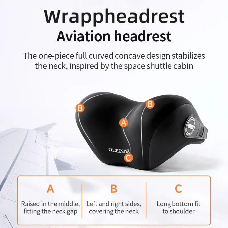 Update Car Lumbar Support Pillow Auto Neck Pillow Waist Support Removable Washable Backrest Universal Vehicle Cushion