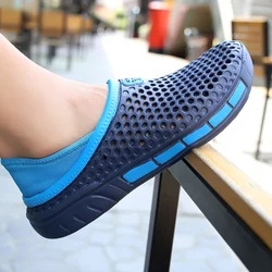 Summer New Men's Shoes Casual Driving Shoes Thick Sole Elastic Breathable Lightweight Soft Sole Durable and Comfortable Sandals