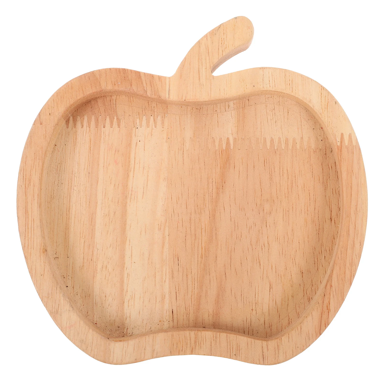 

Wooden Apple Tray Snack Plate Multipurpose Serving Plate Fruit Storage Decorative Kitchenware Wood Snack Tray Kitchen Gadgets