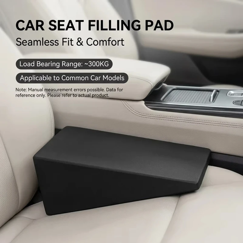 Height Boost Memory Foam Car Seat Cushion Fatigue Relief Leveling Pad Rear Seat Flattener Booster For Long Drive