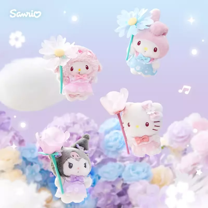 

Sanrio Elf Fantasia Series Plush Doll Melody Kitty Kuromi Cinnamoroll My Sweet Piano Pendant Hanging Refrigerator Sticker Toys