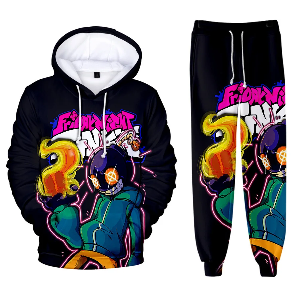 Friday Night Funkin 3D Print kids Tracksuit Set Casual Hoodie+Pants 2pcs Sets Spring Autumn Oversized Sweatshirt Fashion Clothes