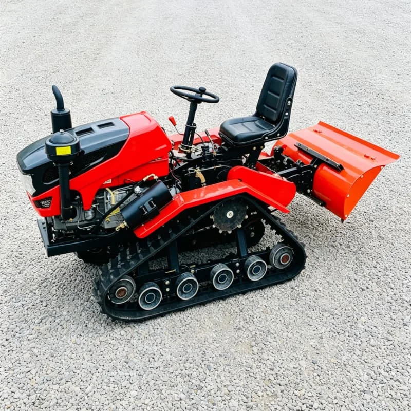 

Customized 2026 New Mini Tracked Rotary Tiller for Orchard, Farmland Reclamation and Ploughing Operations