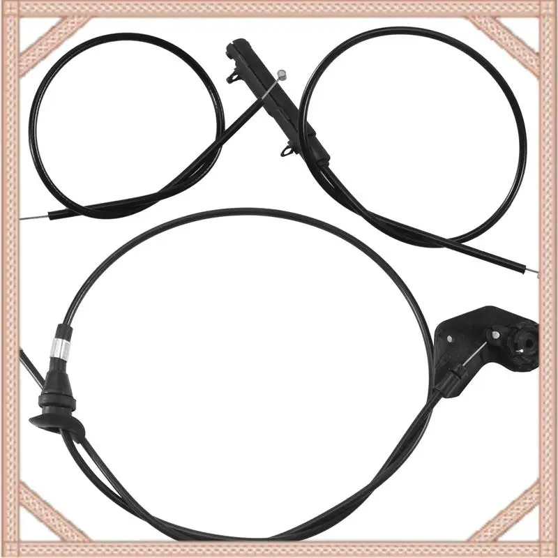

3PCS Engine Bowden Cable Hood Release Wire For-BMW E39 525I 530I 51238176595 51238190754 51238176596