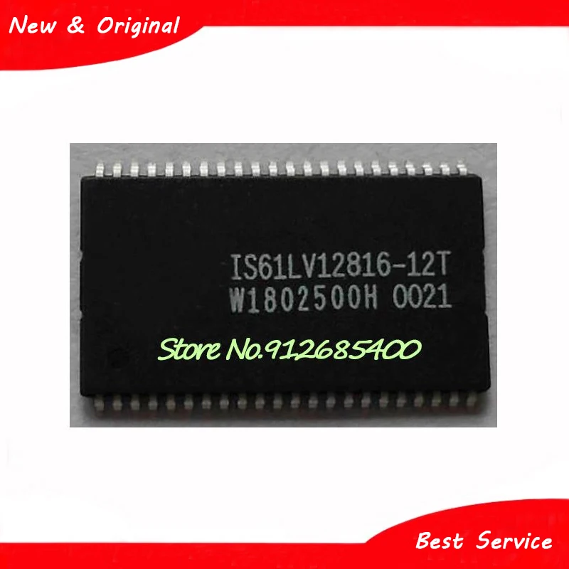 10 Pcs/Lot IS61LV12816-12T TSOP44 New and Original In Stock