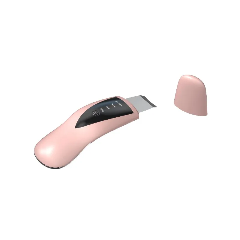 USB Rechargeable Ultrasonic Skin Scrubber Portable Facial Pore Cleansing Spatula Exfoliating Household Face Skincare Beauty Tool