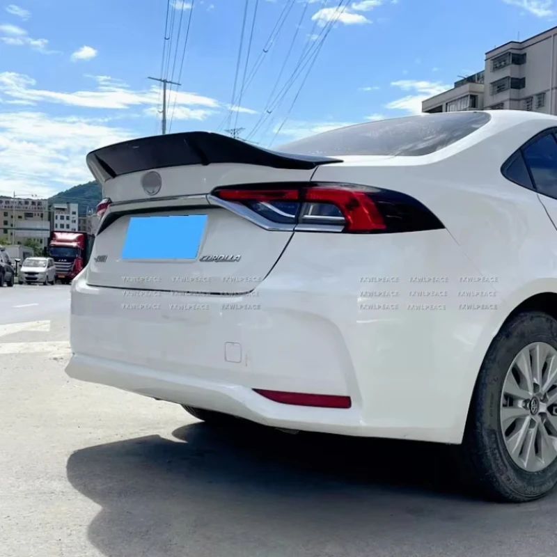 

R Style ABS Plastic Rear Trunk Lip Spoiler Wings Body Kit Accessories For Toyota Corolla 2019 2020 2021 2022 2023