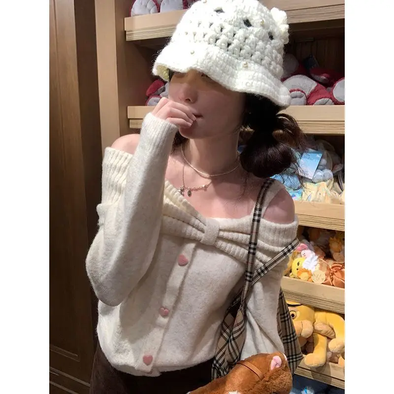 

Sweaters Jumpers Pullovers Womens Pullover Cute Acrylic Metal Eyelet Baggy Rock Concert Festival Daily Multicolor Performance BF