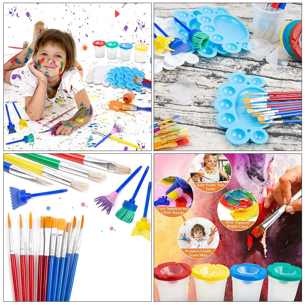 

Painting Tool Set Miniature Tools Brush s 's Paintbrush Art Supplies Toddler