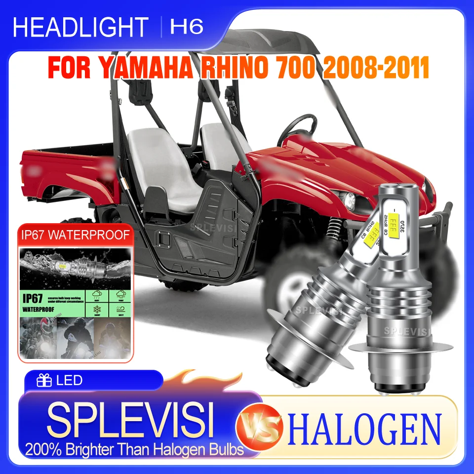 

Easy to Remove Quality Assurance Worry-Free Purchase LED H6 6000K motorcycle Headlight For Yamaha Rhino 700 2008 2009 2010 2011