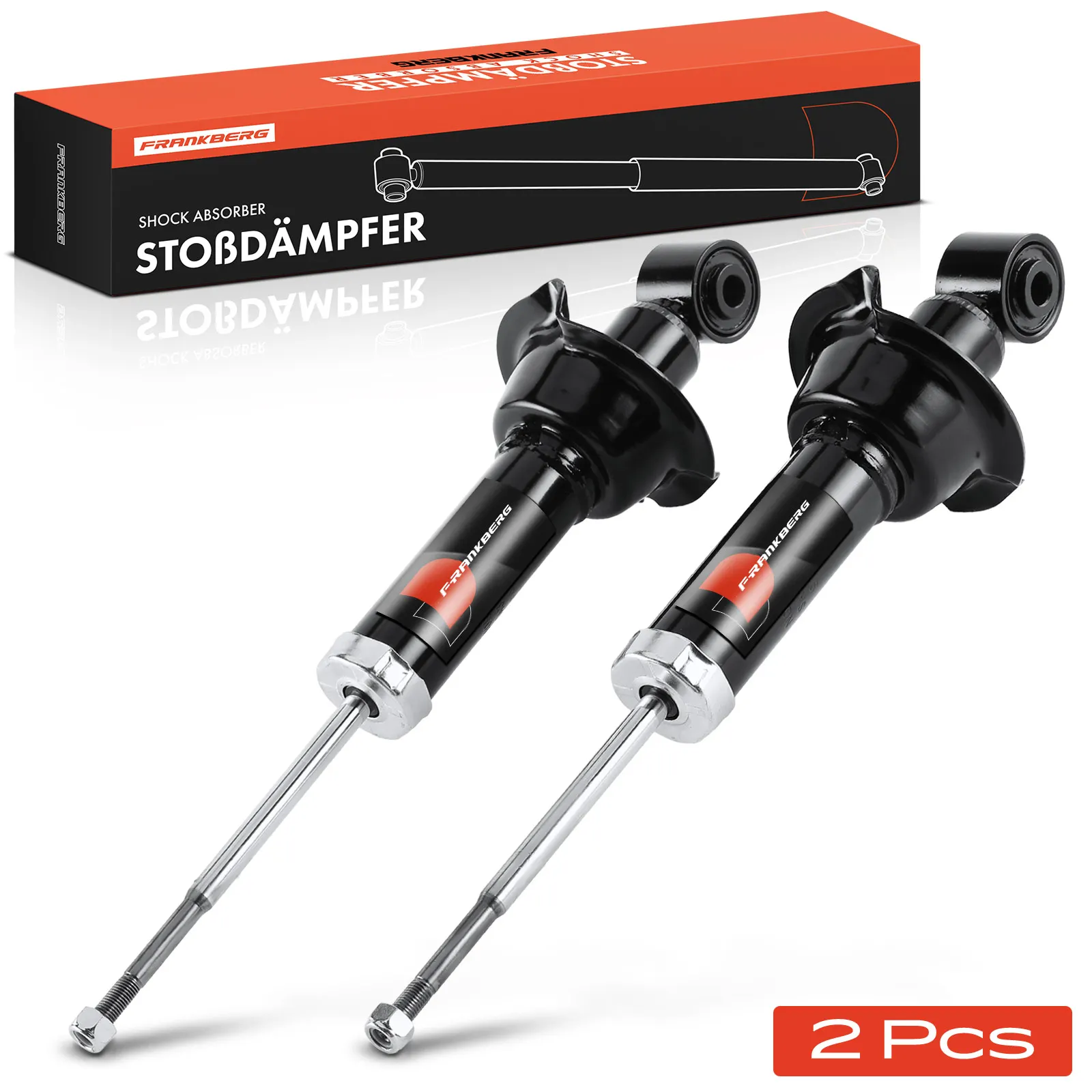 Frankberg 2x Stoßdämpfer Hinterachse für Honda Element YH 2.4L 2003-2006 52611SCV 71101 344611 52611SCVA020M1 52611SCVA020