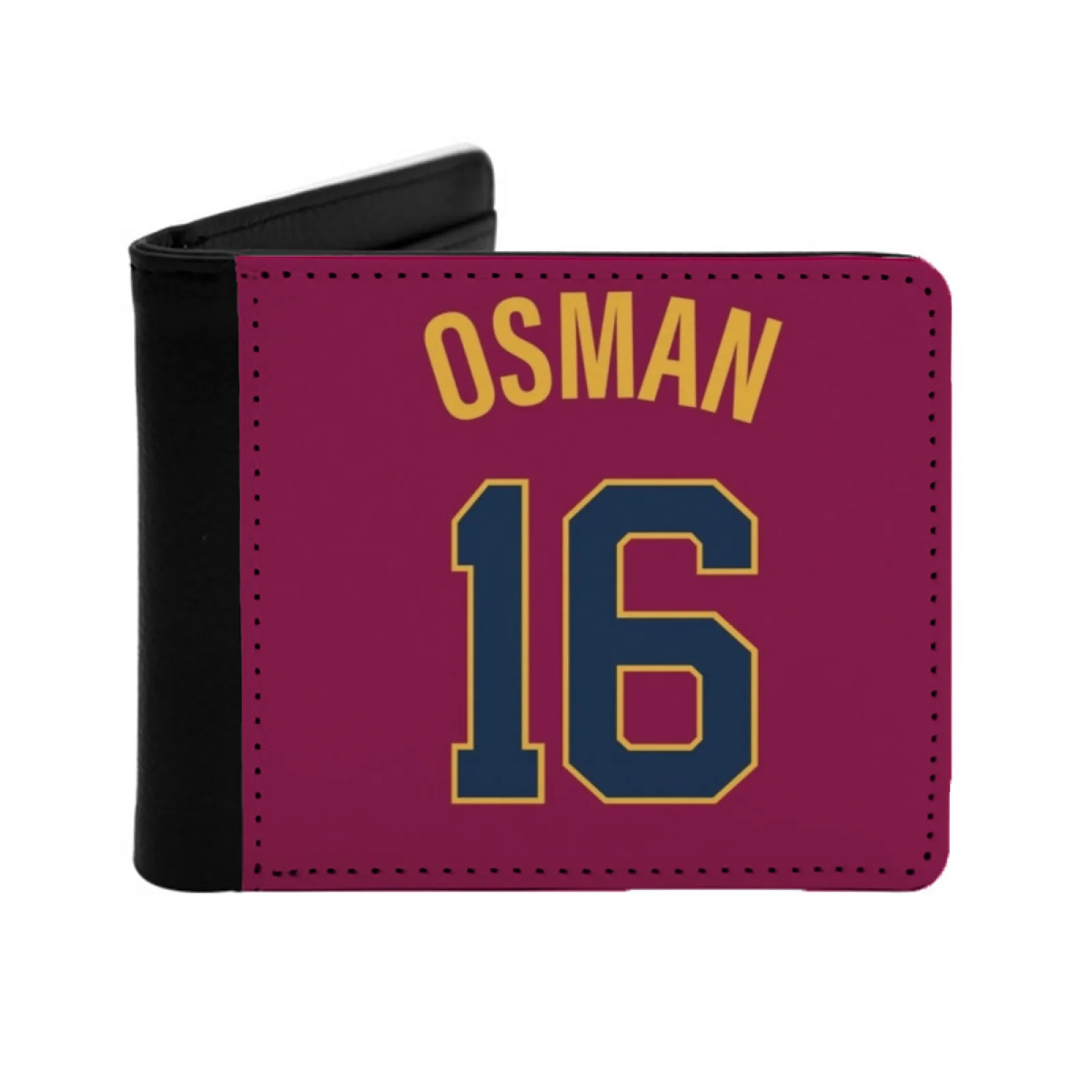 Cedi Osman Jersey Short Men's Wallet Multifunction Purse Male Pu Leather Wallet Cedi Osman Basketball Sports Athlete Mvp Swag