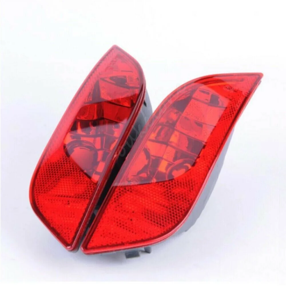 Fog Light Cover Rear Lamp Part 55112674AA 55112675AA for Jeep Compass 2017-2020 Stop Fog Reflector light + bulbs Car Accessories