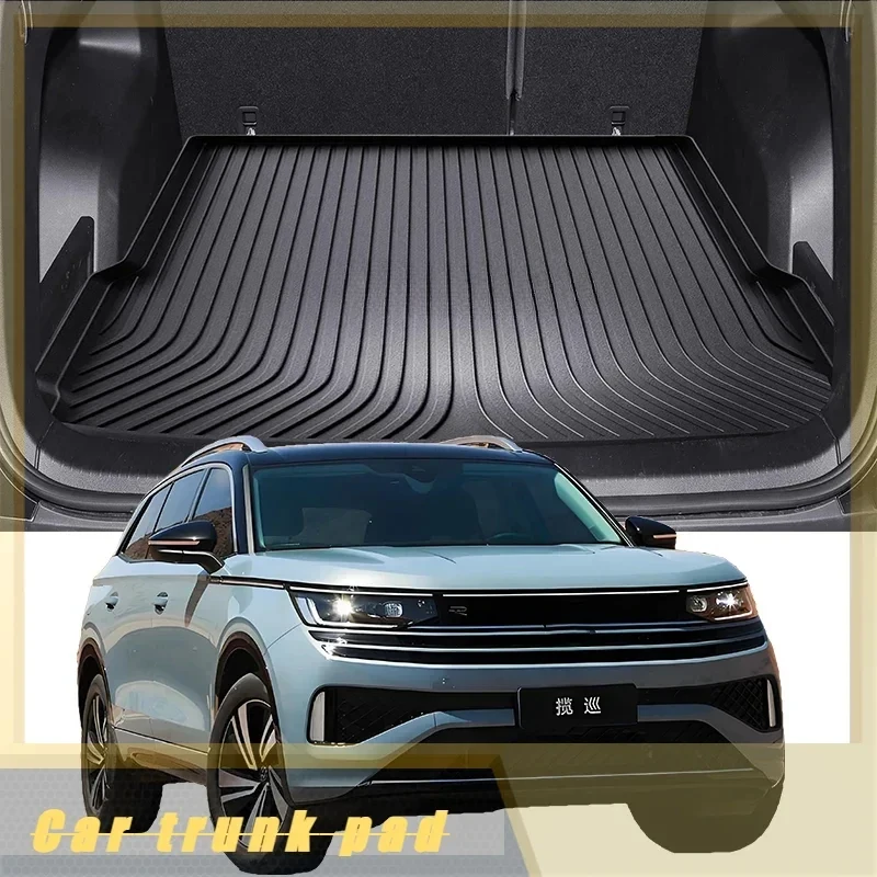 Car Auto Rear Boot Cargo Liner Tray Trunk Mat Carpet for Volkswagen Tavendor 2022- Cushion Pad Carpet Pad Anti-dirty Anti-water