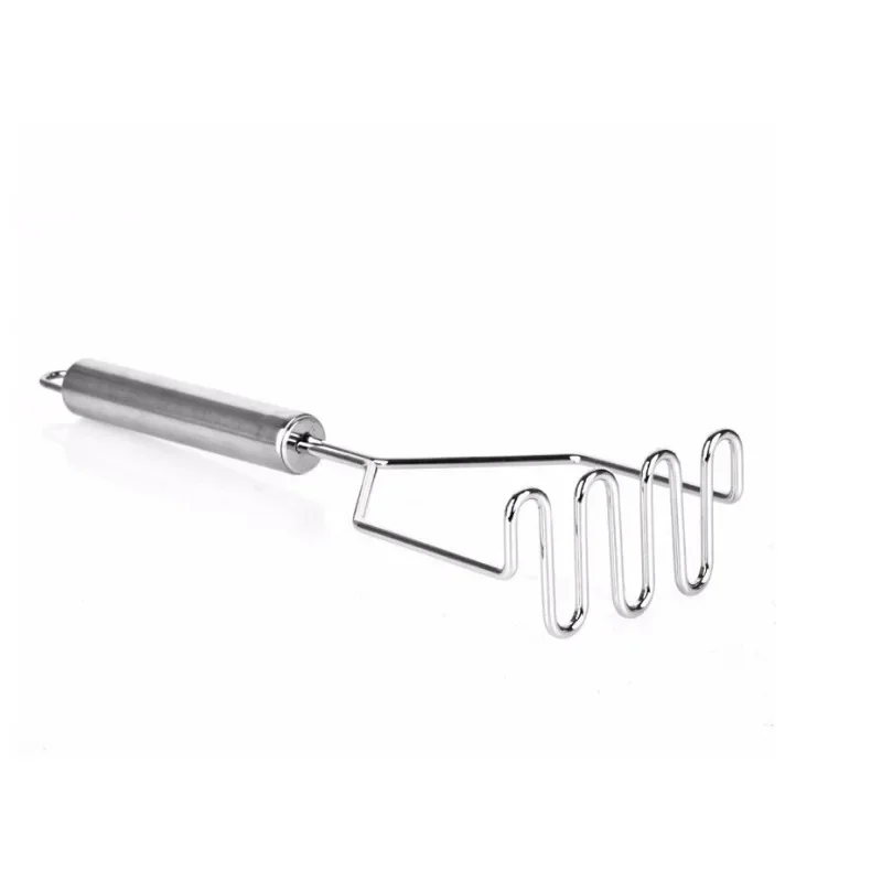 Stainless Steel Mashed Potato Press Wave Shaped Potato Masher Kitchen Gadgets Kichen Accessories Gadgets for Home