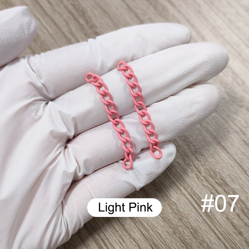 20-30 Stück 5cm Metall Bunte Schlüsselanhänger-Verlängerungskette Schlüsselring-Verbinder für Spielzeug, Puppen, Anhänger, DIY-Schmuckzubehör – Detail 14