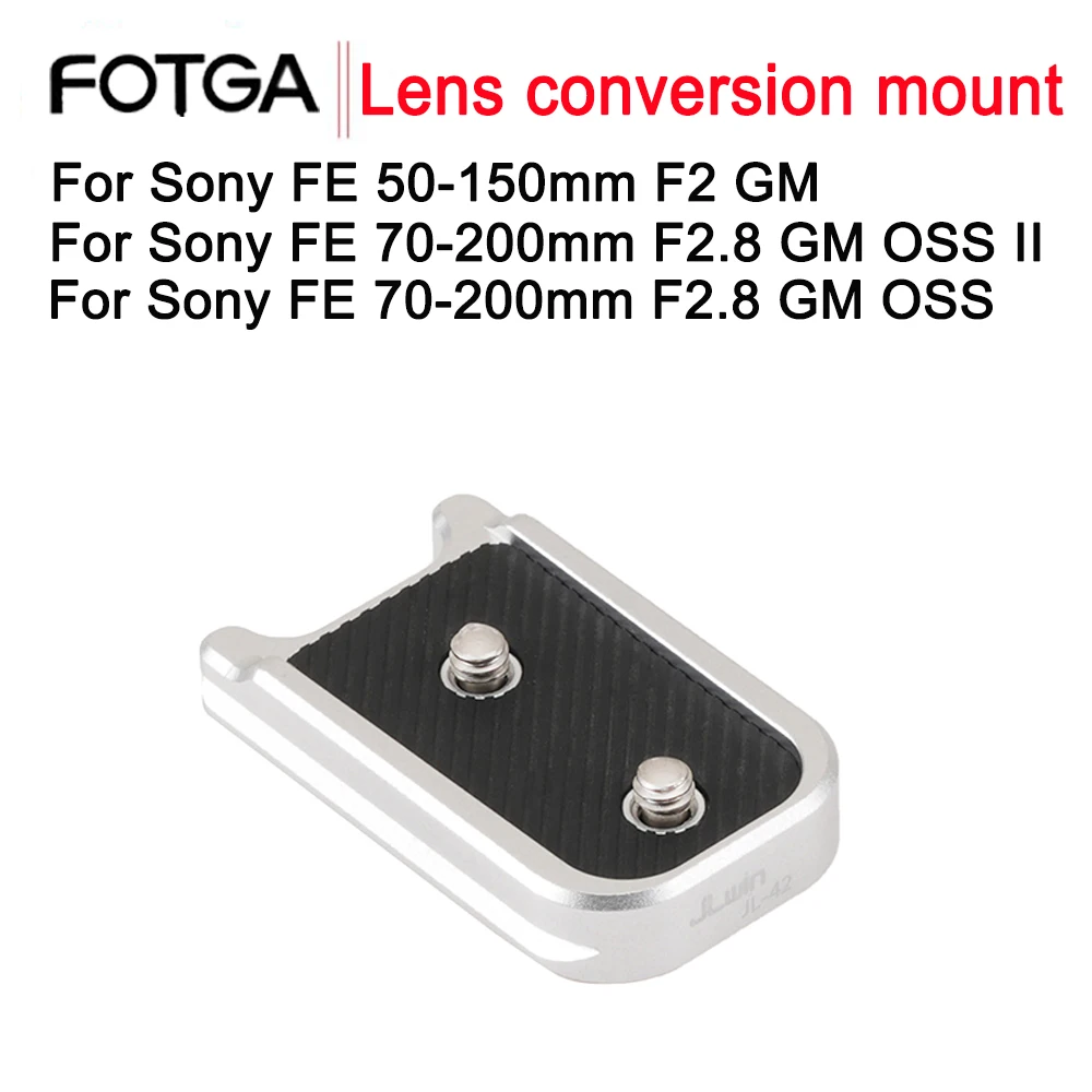 

FOTGA Quick Release Plate For Sony Master Lens Akka Conversion Seat Clamp For Sony FE 70-200mm F2.8 GM OSS II Camera Tripod Kit