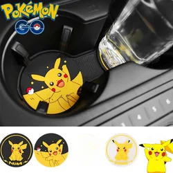 Pokemon Anime podkładka pod wodę samochód antypoślizgowa mata do przechowywania biuro strona główna kreskówka Pikachu zagęszczony zestaw do herbaty mata zabawka dla dzieci prezent