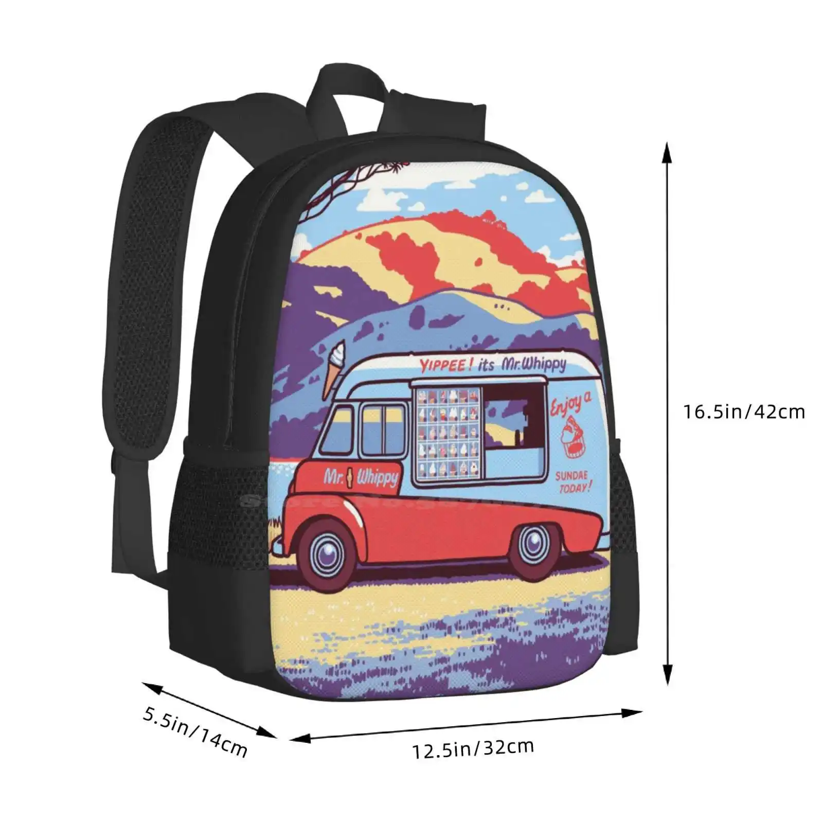 Kommen und bekommen es Tasche Rucksack für Männer Frauen Mädchen Teenager Illustration Kunst Design Farbe Neuseeland nz Nostalgie Goldens ommer