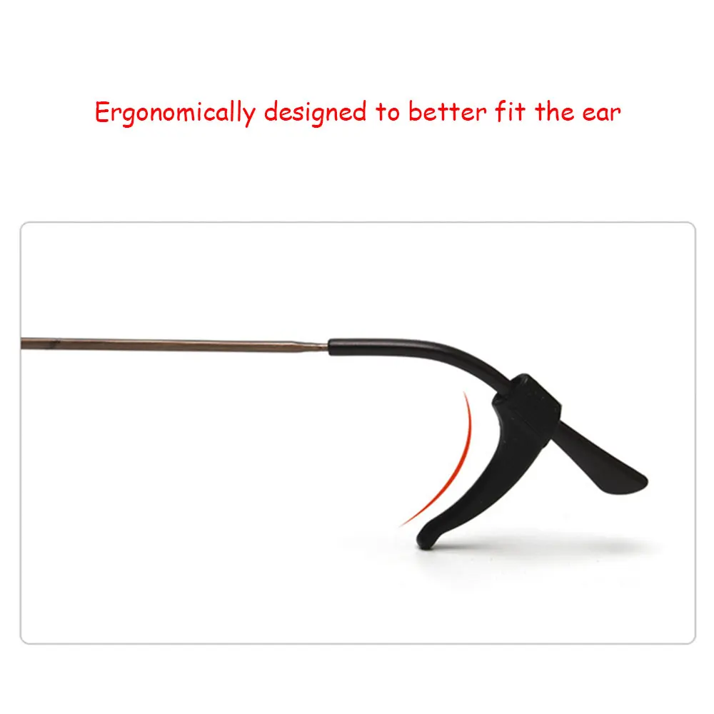 Doing Exercise Anti Slip Ear Hook Eyewear Accessories Eye Glasses Silicone Grip Temple Tip Holder Spectacle Eyeglasses Grip - Image 4