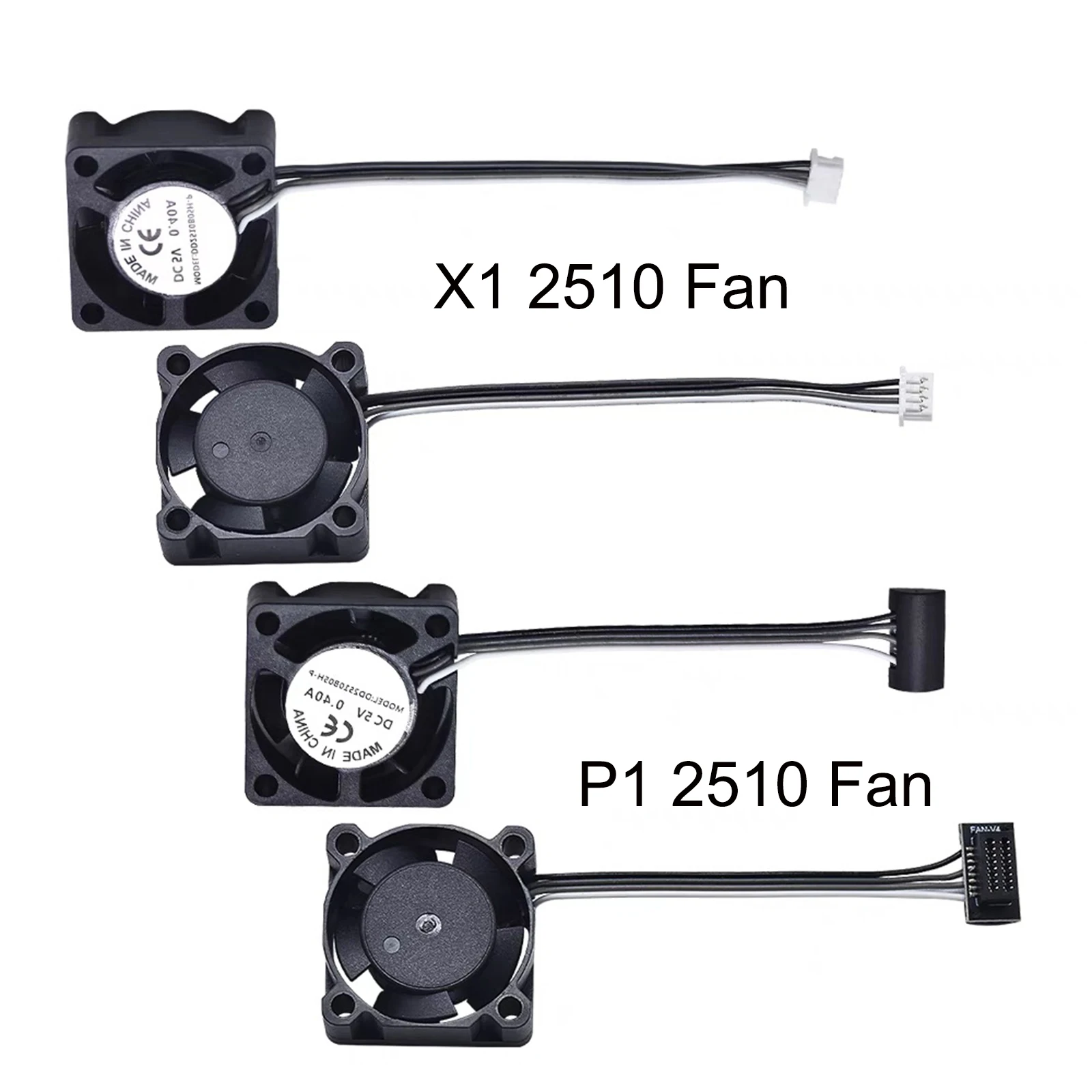 2510 18000rpm/min Cooling Fan For Bambu Lab X1 X1C Hotend ,15000rpm/min Cooling Cooler Fans Fit BambuLab P1P P1S 3D Printer