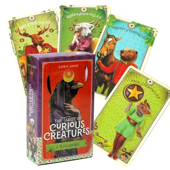 O Tarot das Criaturas Curiosas Guia de baralho de 78 cartas que você até o desdobramento do seu próprio jogo de cartas de conhecimento interno