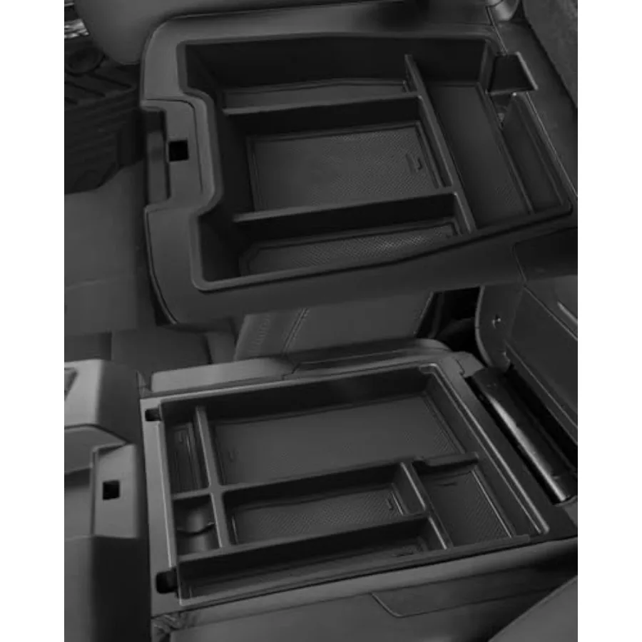 Silverado Sierra Center Console Organizer - Compatible with 2019-2026 Chevy Silverado/GMC Sierra 1500 - 2020-2026 Chevrolet Sil