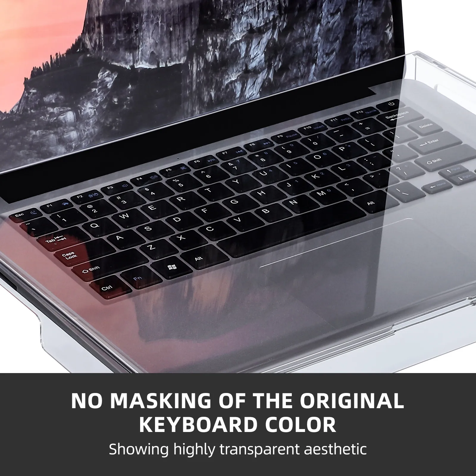 

Acrylic Transparent Keyboard Dustproof Cover Protective Case for Desktop Laptop 14 Inch Waterproof Keyboard Cover Protector