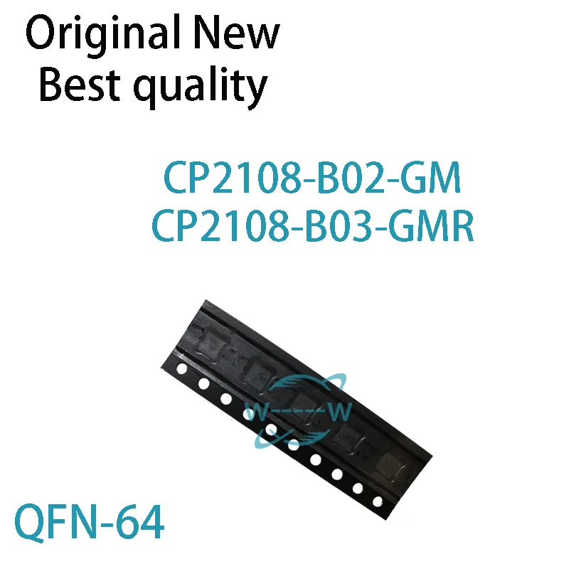 (2PCS)New CP2108-B02-GM CP2108-B03-GMR CP2108-B02 CP2108 CP2108-B03 CP2108-GM QFN-64 IC Chip electronic