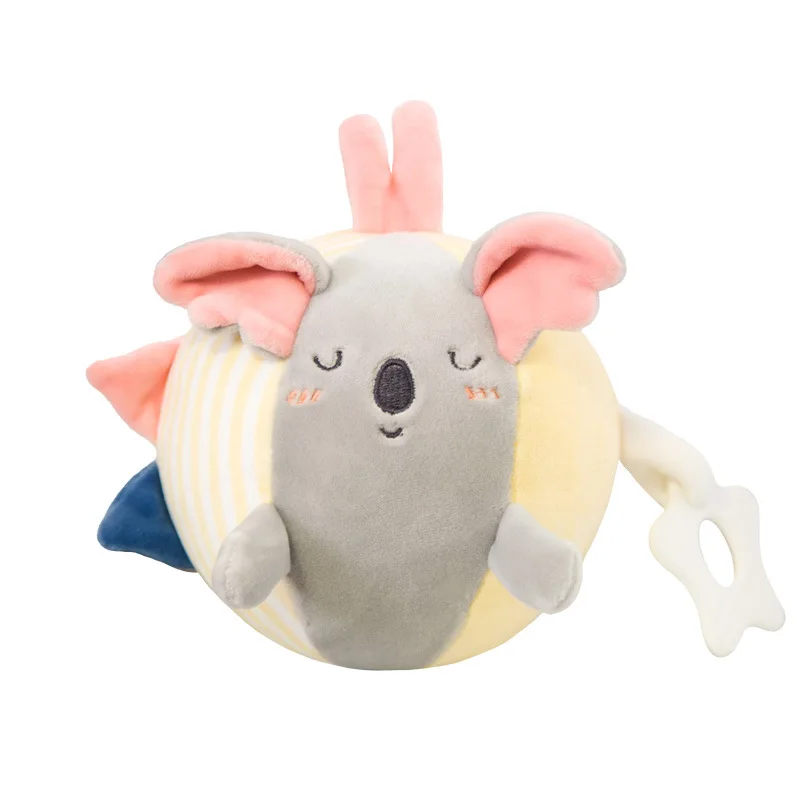 Plush Rattles Baby Newborn Hands Catch Plush Bell Toys Educational Gift For Kids Shower Gift