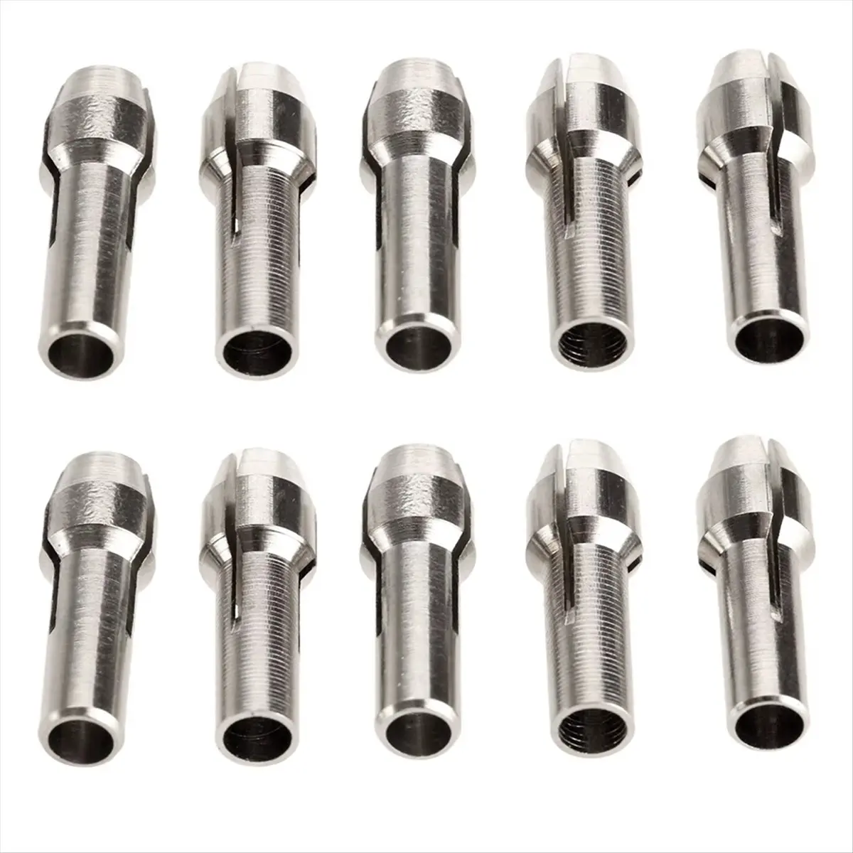 AA77 NEW  Mini Drill Chuck 1/8inch (3.2mm) Diameter Mini Drill Bit Chuck for Rotary Tools Power Tool Accessories 10 Pack