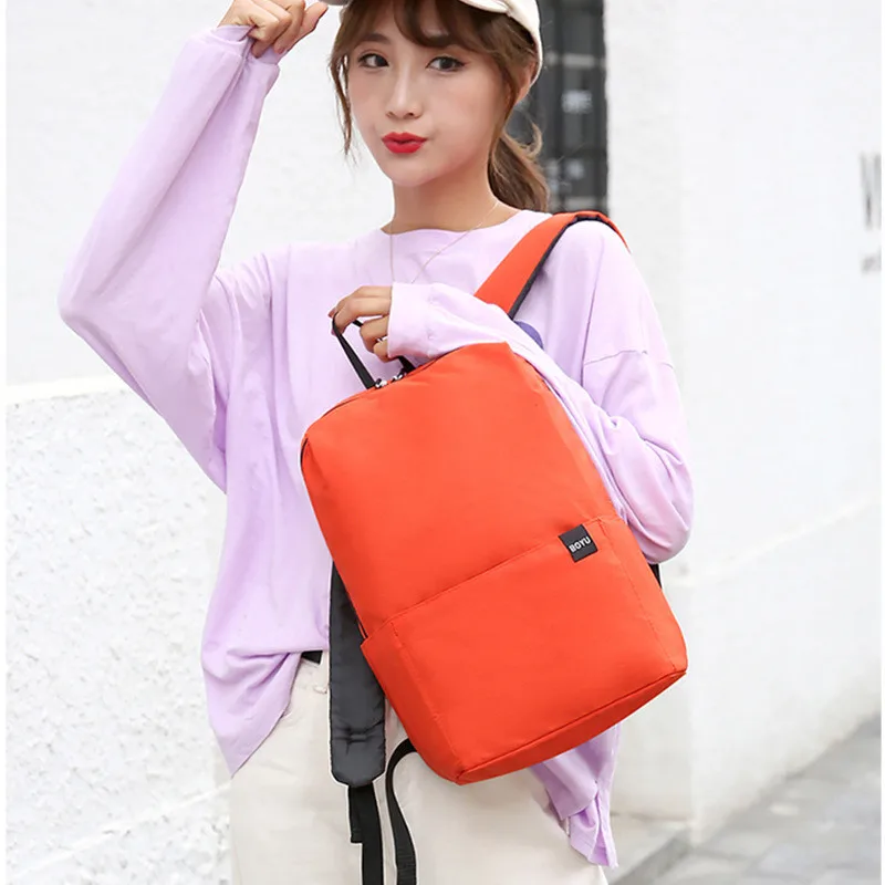 Casual Women Men Waterproof Backpack Portable Travel School Laptop Bags Student Rucksack  Multi-Color Female Zipper Backpacks